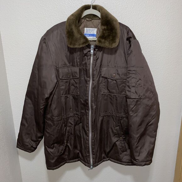 Sears Other - VTG Sears Work Leisure Men’s Jacket Size XLT Brown